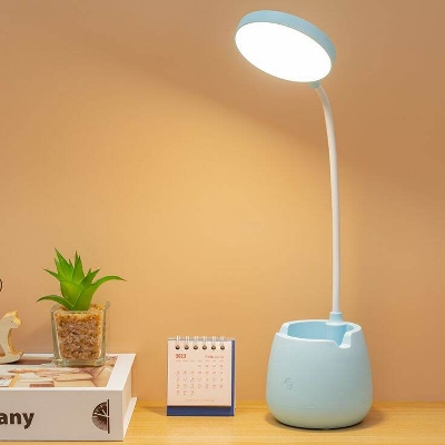 Picture of YAGE T109 Rechargeable USB Touch Table Lamp with Pen Holder - Multicolor