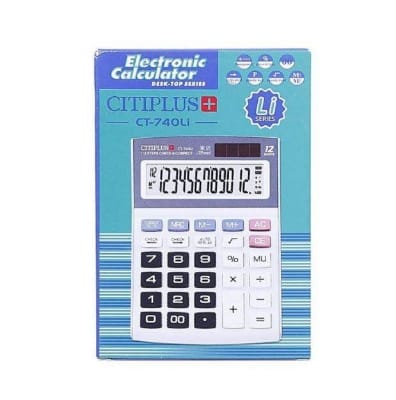 Picture of Citiplus 12-Digits CT 740Li  Medium Size Calculator