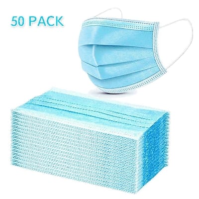 Picture of 3 Ply Disposable Surgical Face Mask - 50Pc
