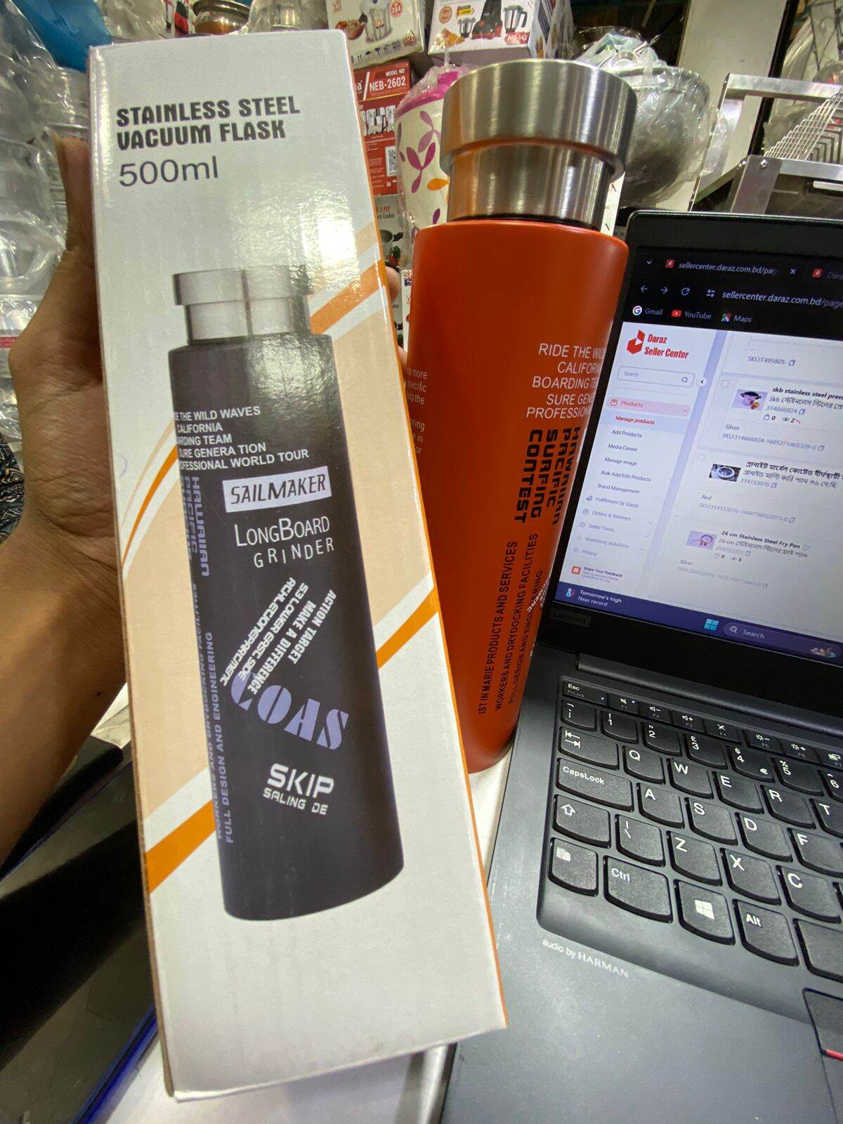 Picture of Water flux Bottle Sipper 500 ml - Hot and Cold 12 Hours,