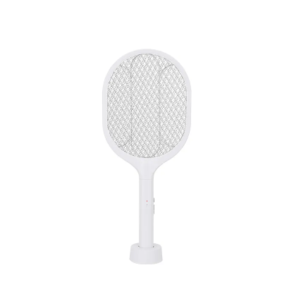 Picture of WEIDASI WD-979 Electric Mosquito Killer Bat - 3-in-1 Rechargeable Insect Swatter with Mosquito Killer Lamp - White