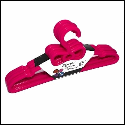 Picture of Plastic Baby Hanger 6 Piece set - Kids Clothes Hanger Racks Portable Plastic Hangers Windproof Children Coats Hanger  - Multicolor