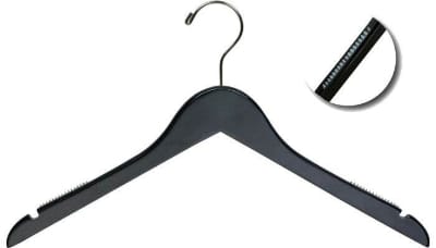 Picture of Black Color Plastic Hanger - 10 Pieces