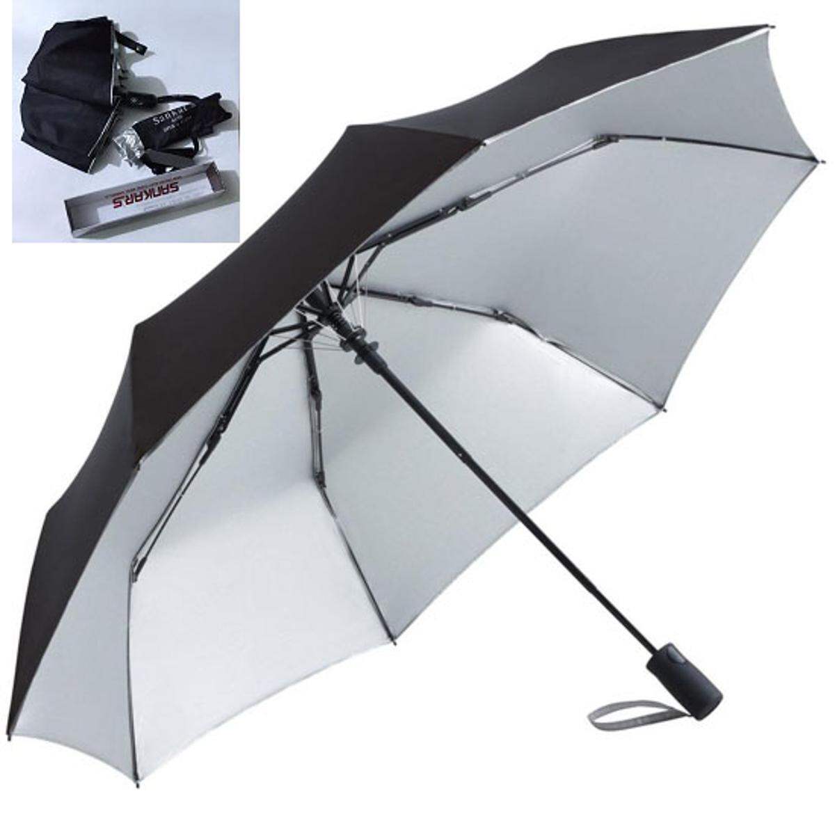 Picture of Sankars World Class Auto Open Umbrella (8 Sik) Black  - Multicolor
