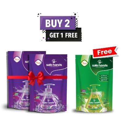 Picture of Safe Hands Liquid Hand Wash (refill)300ml- Lavender(Buy 2 Get 1 Free)