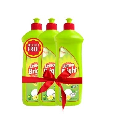 Picture of Lemon Bright Liquid Dishwash 500ml (Pump) (Buy 2 Get 1 Free)