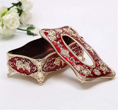 Picture of European Style Acrylic Tissue Box- Merun (Premium ) - Maroon