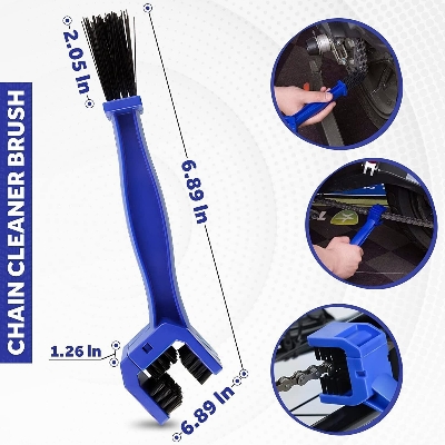Picture of Motorcycle Bicycle Chain Clean Brush Gear Grunge Brush Cleaner-1 Piece