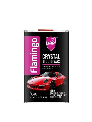 Picture of FLAMINGO CRYSTAL LIQUID WAX, POLISH LIQUID, WAX LIQUID, PAINT CARE, ULTRA SHINE, F040, 473ML