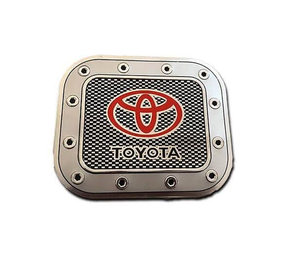 Picture of Car Stickers Fuel Tank Cap Stickers Premium Quality TOYOTA, Car Accessories - Silver