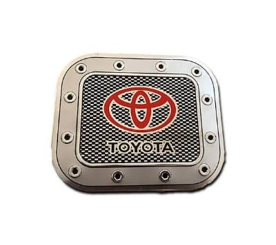 Picture of Car Stickers Fuel Tank Cap Stickers Premium Quality TOYOTA, Car Accessories - Silver