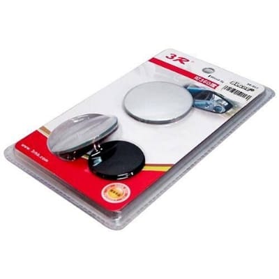 Picture of 3R Flexible 360 degree Adjustable 2 Way Blind Spot Mirror Round Shape Convex Side Rear View Mirror Universal for All The Cars, Bikes & Other Vehicles