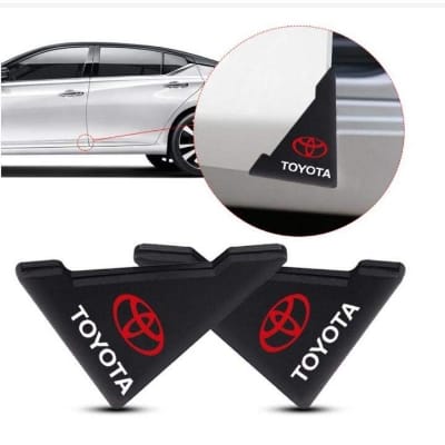 Picture of 2PCS Car Door Corner Cover Bumper Protector Sticker For Toyota
