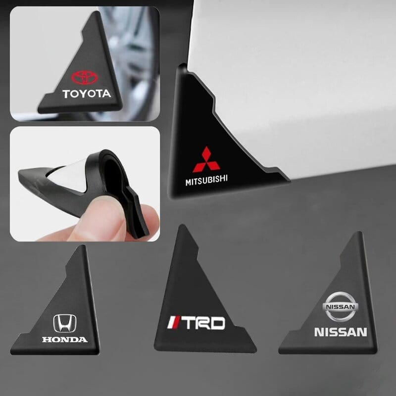 Picture of 2PCS Car Door Corner Cover Bumper Protector Sticker For Toyota