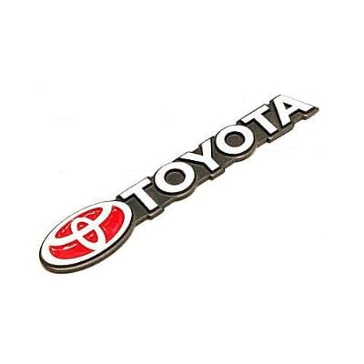 Picture of Car Monogram Logo-Toyota Red & Black - Cycle Sticker