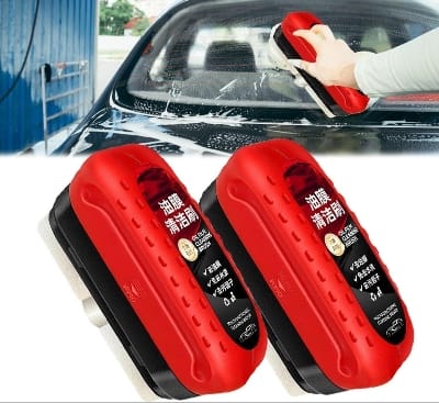Picture of Car Glass Oil Film Cleaner Windshield Window Glass With Automotive Glass Sponge Cleaning Brush Bathroom Glass Car Cleaning Tool