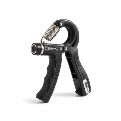 Picture of Adjustable Hand Grip Strengthener 10-60kg with Counter for Men Women Forearm Strength Trainer Wrist Exerciser Finger Gripper Non-Slip Heavy Duty Hand Squeezer for Muscle Building Gym Home Workout Fitness Equipment.-Multicolor