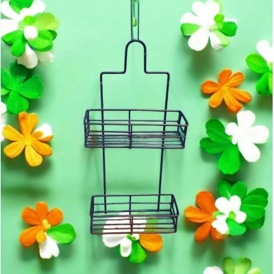 Picture of Shower Caddy Hanging Adjustable Shower Caddy, Rustproof Extended Length Shower 10*4*21 inch-Black