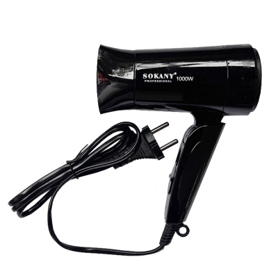 Picture of SOKANY Professional 1000W Foldable Hair Dryer-Multicolor