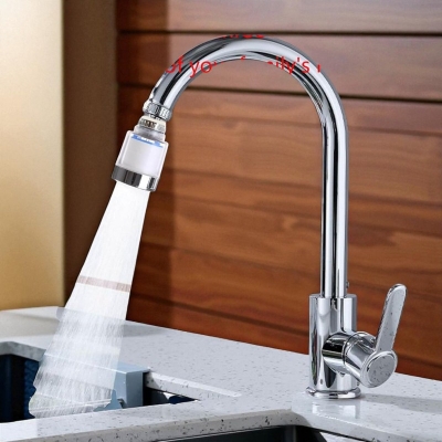 Picture of 1 Piece Faucet Bubbler Filter – Clean Water Solution for Kitchen & Bathroom Use – Hard Water & Metal Removal Purifier-White