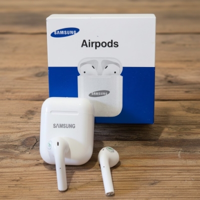 Picture of High Quality TWS Wireless Earbuds Bluetooth 5.0 Headset with Portable Charging Case White Color In-Ear Headphones for All Smartphones Clear Audio for Music and Calls Ergonomic Design for Comfortable Daily Wear.-White