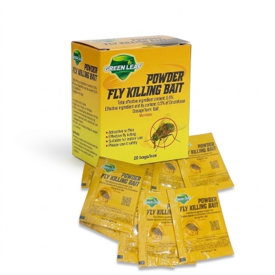 Picture of Greenleaf Fly Killer Powder – 10 Pack Bait for Maximum Indoor Fly Control – Odor-Free and Eco-Friendly Insect Elimination-yellow