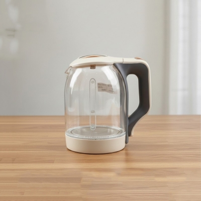 Picture of 1.8 Liter Glass Electric Kettle BL002 with 1500W Fast Boiling Technology, Automatic Shut-Off, Boil-Dry Protection, 360 Degree Rotational Base, Heat Resistant Tempered Glass Body for Tea Coffee and Hot Water-Multicolor