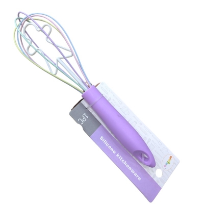 Picture of Wefun Multi-Color Silicone Kitchen Whisk | Manual Egg Beater & Mixer-Multicolor