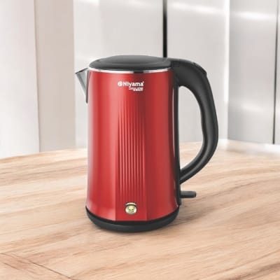 Picture of "Premium Safety Electric Kettle 1.8L 1800W with 304 Stainless Steel, Auto Power Off, Anti-Dry Protection, Double Body Design, Multiple Colors, 220V 50Hz – Fast Boiling, Safe and Durable"-Multicolor