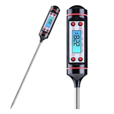 Picture of 1 pcs Digital Food Thermometer Probe Cooking Meat Kitchen Temperature BBQ Turkey Milk-Black