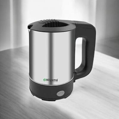 Picture of Portable Electric Kettle, 500ml 800W Travel Water Boiler, Stainless Steel Body, 220V 50Hz Fast Boiling, Compact Design for Travel, Office, and Home Use, Multiple Color Options, 1 Pc.-Multicolor