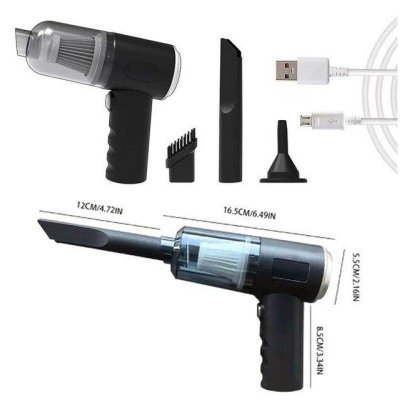 Picture of Powerful Cordless Portable Cleaning Machine, Car Vacuum Cleaner, Mini Handheld Vacuum Cleaner with Strong Suction for Car and Home-Multicolor