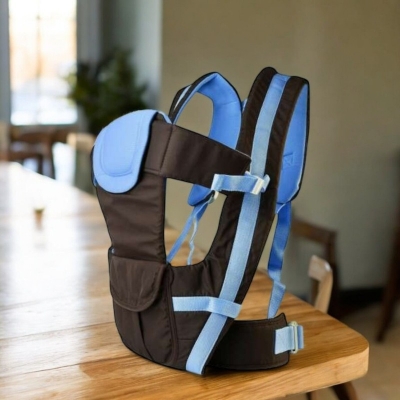 Picture of Baby Carrier with 4 Carry Positions, Cushioned Leg Support, Adjustable for 4 to 24 Months, Suitable for Newborns to Toddlers – Max Weight 15kgs, Ergonomic Design for Comfort and Safety-Multicolor