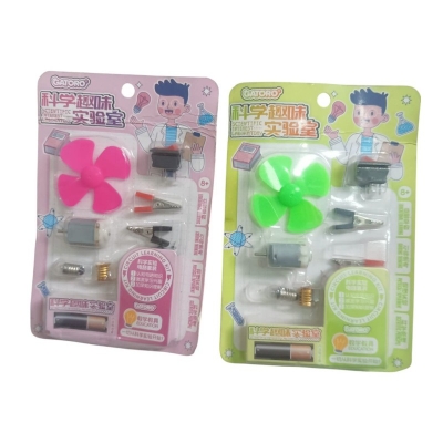 Picture of Educational Engineering Kit – 7pcs Electric Motor Circuit Set – Build, Learn, and Innovate in the World of Electronics-Multicolor
