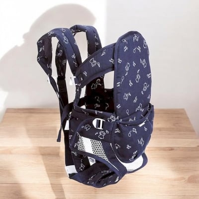 Picture of Babies Bloom 6-in-1 Baby Sling Carrier for 2-30 Months, Breathable & Adjustable with Head Support, Padded Straps, and Multiple Carry Positions – Durable, Comfortable, and Easy to Use-Multicolor