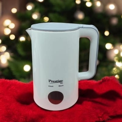 Picture of Prestige 2.3L Stainless Steel Electric Kettle, 1500W, Auto Shut-Off & Fast Boiling, Durable Stainless Steel & Plastic Body, Multiple Color Options, 220V 50Hz, Ideal for Home & Office Use"-Multicolor