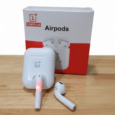 Picture of TWS Bluetooth Wireless Earbuds with High-Quality Bass Sound, Long Battery Backup, and Smart Touch Control for Android and iOS Devices in Bangladesh at an Affordable Best Price for Students.-White