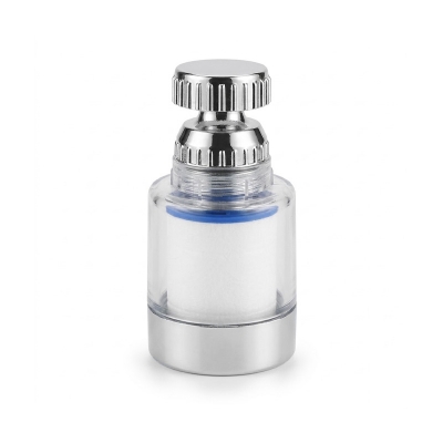 Picture of 360° Rotating Sink Water Faucet Filter Purifier Kitchen Tap Filtration Bathroom Faucet Attachment Removes Chlorine Fluoride Heavy Metals With Universal Adapter 1pcs White PP+PS+PVC-White