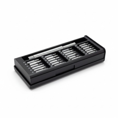 Picture of Premium 24-in-1 Precision Magnetic Screwdriver Set with Durable S2 Steel Bits and Anti-Rust Aluminium Alloy Storage Case for Efficient Laptop, Mobile Phone, Camera, Watch Repair, and Versatile DIY Household Maintenance Tasks."-Multicolor