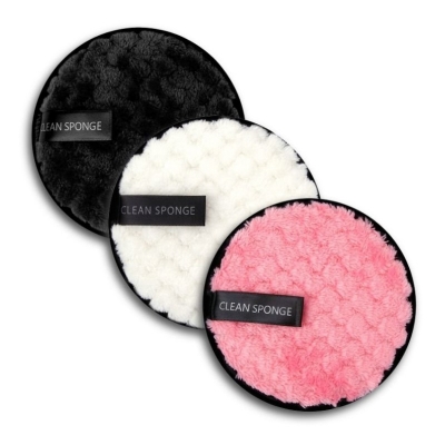 Picture of Reusable Microfiber Makeup Remover Pads for Deep Facial Cleansing and Gentle Skin Care Routine to Effortlessly Remove Waterproof Foundation Eyeshadow and Lipstick Using Only Warm Water for a Natural Glowing Complexion.-Multicolor