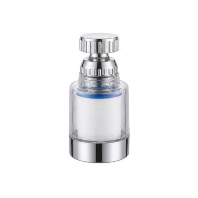 Picture of Bathroom Tap Filter Purifier 360° Rotating Kitchen Sink Faucet Filter Removes Chlorine Fluoride Heavy Metals White Water Purifier With Universal Adapter Household Filtration Device-White
