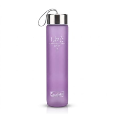 Picture of 280ml Portable Water Bottle, Simple Fashion H2O Unbreakable Tritan BPA Free Bottles for Outdoor Sports Cycling Camping Cup Drinkware 1 lcs multiple color-Multicolor