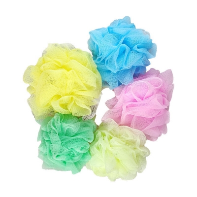 Picture of 1 Pcs Bath Sponge for Bathing Shower  Body Scrubber Mesh Bath Dead Skin Removal Bathing Sponge, Shower Accessories(Color Random)-Multicolor