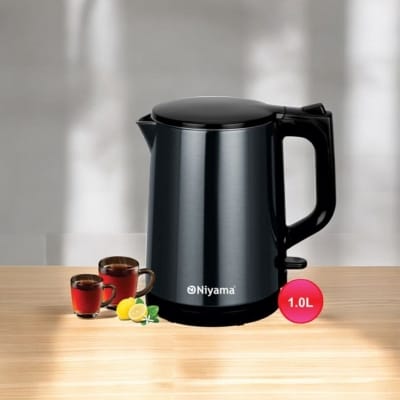 Picture of "1.8L Electric Kettle Stainless Steel, 1500W for Boiling Water, Double Wall Hot Water Heater, Cool Touch Electric Teapot with Auto Shut-Off & Boil-Dry Protection, Multiple Colors, 220V 50Hz"-Multicolor
