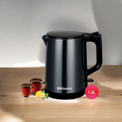 Picture of "1.8L Electric Kettle Stainless Steel, 1500W for Boiling Water, Double Wall Hot Water Heater, Cool Touch Electric Teapot with Auto Shut-Off & Boil-Dry Protection, Multiple Colors, 220V 50Hz"-Multicolor