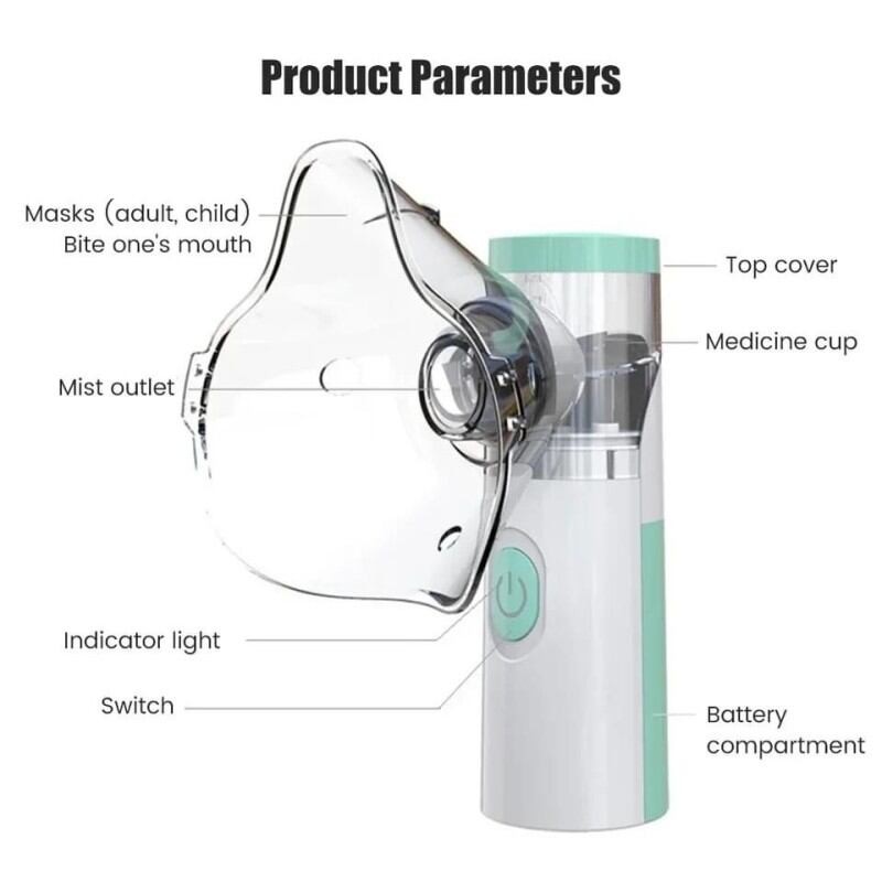 Picture of Home Cheap Mesh Nebulizer Portable Inhaler Mesh Nebulizer-Multicolor