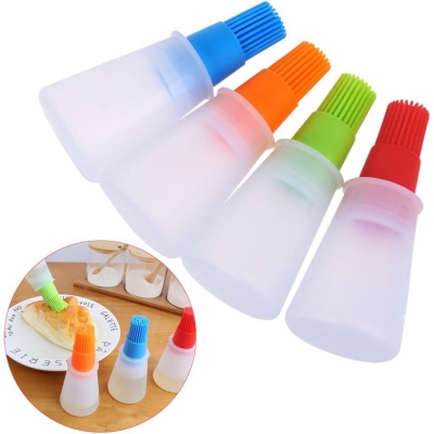 Picture of 1 pcs multicolor Brush Bottle Silicone Cooking Baking Basting BBQ Pancake Kitchen Tool-Multicolor