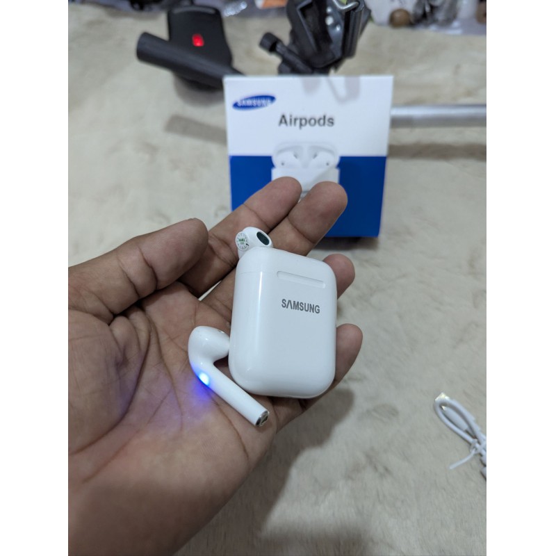 Picture of High Quality TWS Wireless Earbuds Bluetooth 5.0 Headset with Portable Charging Case White Color In-Ear Headphones for All Smartphones Clear Audio for Music and Calls Ergonomic Design for Comfortable Daily Wear.-White