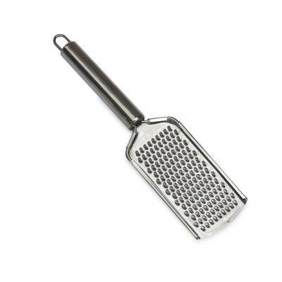 Picture of Cheese Graters for Kitchen Stainless Steel Handheld, Metal Lemon Zester Grater With Handle For Cheese, Chocolate, Spices, Kitchen Gadgets And Tools, Soft Grip Stainless Steel Handle-Silver