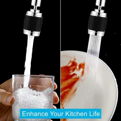 Picture of 360 Degree Rotating Faucet Filter Sprayer for Kitchen Sink with Three Adjustable Water Modes and High-Pressure Booster Technology to Save Water and Prevent Splashing While Filtering Impurities from Your Home Water.-Multicolor